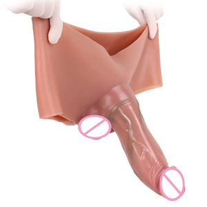 Consolador con correa de silicona de primera calidad para hombres Consolador hueco para extensión de pene - Product Image 4