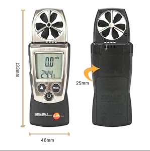 Testo 410-1 Compact Anemometer Air Flow Meter Measuring Wind Speed and Chill Testo 410 Testo Testo 550s Manifold Testo - Product Image 1