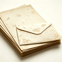 Ensemble de papier à lettres et d'enveloppes vintage, cadeau romantique pour elle