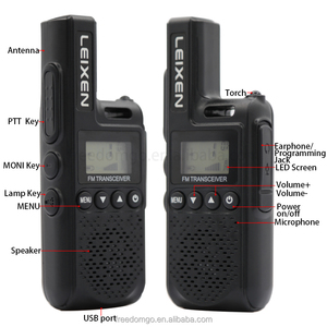 Walkie Talkie Profesional LEIXEN LX Q1, Mini Walkie Talkie de Mano UHF, Radio Bidireccional de 0.5W, 16 Canales, Alcance de Comunicación de 0-2KM - Product Image 2