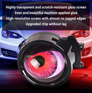 Nouvelles lumières <span class=keywords><strong>LED</strong></span> dynamiques Devil Eye de 3 pouces pour moto et voiture, contrôle <span class=keywords><strong>WiFi</strong></span>, DRL, yeux de démon, étanches IP68, éclairage ambiant 6000K-6500K - Product Image 3