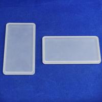Plaque carrée en quartz naturel givré |   Surface polie à haute température, givrée, 92% de transmission lumineuse, 0,3-100 mm, 99,99% de pureté