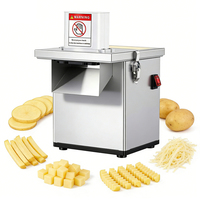 200W 220V Commerciële groente- en aardappel-snijmachine met motor en laag geluidsniveau voor restaurants en zakelijke catering