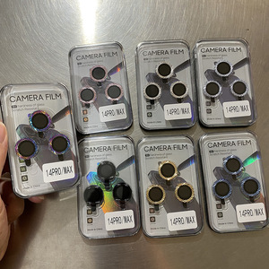 ฟิล์มกันรอยเลนส์กล้องคุณภาพสูง 3 in 1 ลายโลหะ CD ประกายเพชร สำหรับ <span class=keywords><strong>iPhone</strong></span> 15 16 17 <span class=keywords><strong>Plus</strong></span> 14pro - Product Image 4