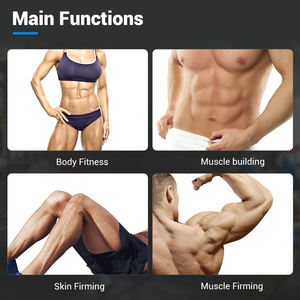 Портативный стимулятор мышц <span class=keywords><strong>EMS</strong></span> 2 в 1 с большим сенсорным экраном на 8 языках - Product Image 6