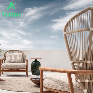 Canapé <span class=keywords><strong>haut</strong></span> <span class=keywords><strong>de</strong></span> <span class=keywords><strong>gamme</strong></span> canapé teck en bois Patio canapé ensemble confort coussin extérieur corde <span class=keywords><strong>jardin</strong></span> canapé dossier <span class=keywords><strong>bas</strong></span> chaise longue - Product Image 2