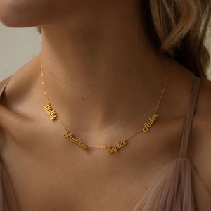 Ожерелье из нержавеющей стали с 2-4 шильдиками - Product Image 3