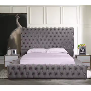<span class=keywords><strong>Cama</strong></span> de Almacenamiento Moderna y Cómoda para Dormitorio, Muebles para el Hogar y Hoteles, Precio Directo de Fábrica - Product Image 5