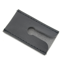 ZY Double bord voyage pochette de rasage papillon étui de rasoir avec housse en cuir de sécurité protecteur de tête en cuir pour rasoir