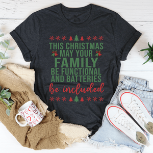 T-shirt questo Natale può la tua famiglia essere funzionale - Product Image 1