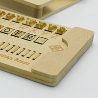 Soporte de Ranura en T para Sellos Intercambiables de 8mm con Letras, Números y Símbolos Personalizados, Aptos para Mascotas, Flying Alphabet PET