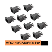 Connecteur de prise d'alimentation femelle 12V DC, adaptateur de montage sur panneau rond pour caméra CCTV, bande LED, routeur, projet DIY