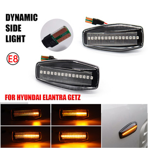 Feux de position latéraux séquentiels pour Hyundai I10 XG Tucson Terracan Elantra <span class=keywords><strong>KIA</strong></span> Sedona Rio <span class=keywords><strong>Sportage</strong></span> 98-11 Clignotant à signal dynamique - Product Image 4