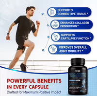 Complément en capsules de Glucosamine, Chondroïtine et MSM, directement de l'usine (OEM/ODM) - Complément combiné pour hommes et femmes