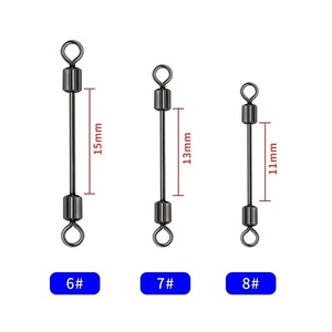 Pêche de nuit, émerillon en cuivre de 131517 mm, mousqueton à ressort, anti-corrosion, émerillon pour leurre de pêche, accessoires de pêche pour la <span class=keywords><strong>carpe</strong></span> - Product Image 1