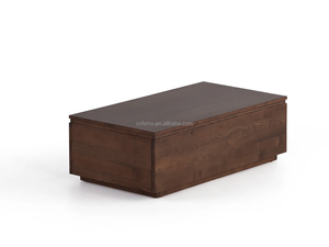 Tavolino Trasformabile di Lusso Moderno in Legno di <span class=keywords><strong>Noce</strong></span> Pieghevole con Vano Contenitore per Soggiorno - Product Image 2
