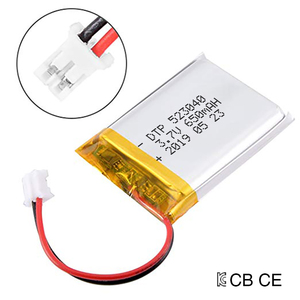 OEM 3.7 V 500mAh Li-polymer pin cho GPS Tracker Lithium Ion nhà sản xuất pin Li Lipo Polymer Pin 3.7 V - Product Image 2
