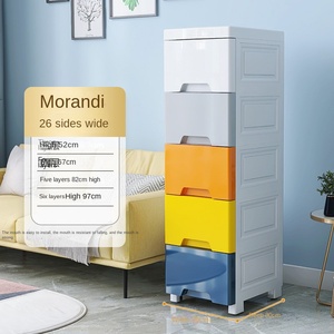 Armoire pour enfants armoire <span class=keywords><strong>de</strong></span> rangement épaissie armoire <span class=keywords><strong>de</strong></span> rangement en plastique boîte <span class=keywords><strong>de</strong></span> finition Simple ménage hauteur <span class=keywords><strong>de</strong></span> stockage chaussures décontractées - Product Image 6