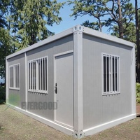 Maison préfabriquée modulaire à faible coût de 20 pieds, conception détachable, conteneur portable, maison mobile en kit, mini-maison