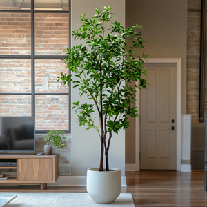 Bất động cảm ứng trong nhà/ngoài trời cây cảnh nhân tạo cây bán buôn Pieris Japonica mô phỏng cây nhựa nồi phòng khách trang trí - Product Image 3