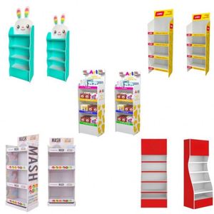 Customizable Pegboard Display Stand Cardboard Display Rack for Retail <b>Store</b> & Supermarket Display Shelf - Product Image 2