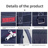 Robin Hood RUBICON Kit d'outils de télécommunications japonais RTS-55P, kit de réparation pour électricien importé avec sac de rangement