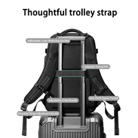 Mochila de Viaje Impermeable Antirrobo con Compresión Automática de un Toque, Gran Capacidad, Puerto USB, Se Acepta Logotipo Personalizado