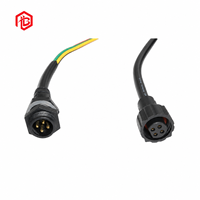Connecteur électrique M19 4 broches de qualité supérieure, très vendu, 12V, étanche IP68, avec câbles