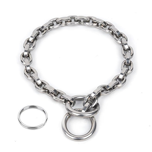 Hondenhalsband van stevig roestvrij staal voor grote rassen - Product Image 1