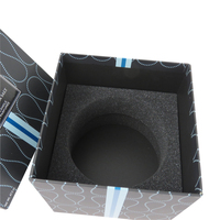 Emballage de diffuseur en verre avec boîte en carton rigide biodégradable de luxe personnalisée, estampage à chaud, boîte cadeau en papier avec couvercle pour bougie