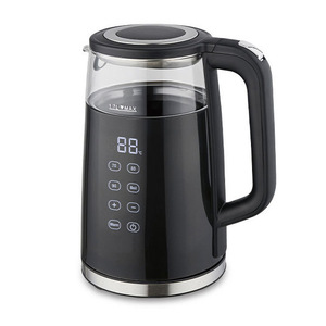 Electric <b>Kettle</b> 1.7L Smart Touch Screen <b>Temperature</b> <b>Control</b> Automatic Power Off Glass <b>Kettle</b> For Boiling Water Health - Product Image 2