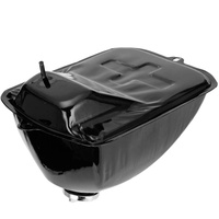 HIAORS réservoir de gaz en métal avec bouchon de gaz de carburant pour 150cc 200cc 250cc ATV 4 wheels Quad Colster TaoTao Bull 150 200