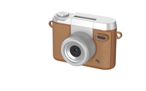 Petit appareil photo numérique vintage FHD 1080P avec écran couleur de 1,47 pouce, capteur CMOS, enregistrement <span class=keywords><strong>flash</strong></span>, appareil photo compact - Product Image 2