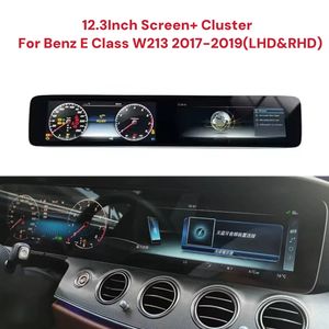 Reproductor de DVD para coche Android Carplay de pantalla Dual de 12,3 pulgadas para Mercedes Benz Clase E W213 2017-2019 unidad principal de Radio para coche - Product Image 2