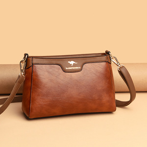 Spring Casual Tote <b>Bag</b> Big <b>Shoulder</b> <b>Bags</b> PU Leather Messenger Crossbody Contrast Stitching Women Hand <b>Bags</b> - Product Image 1