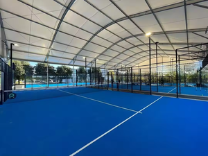 Whale Sports Padel <strong>Tennis</strong> Court With Fixed Tent Premium Glass <strong>Walls</strong> Cost Effective Hotel Sport Project - Product Image 5