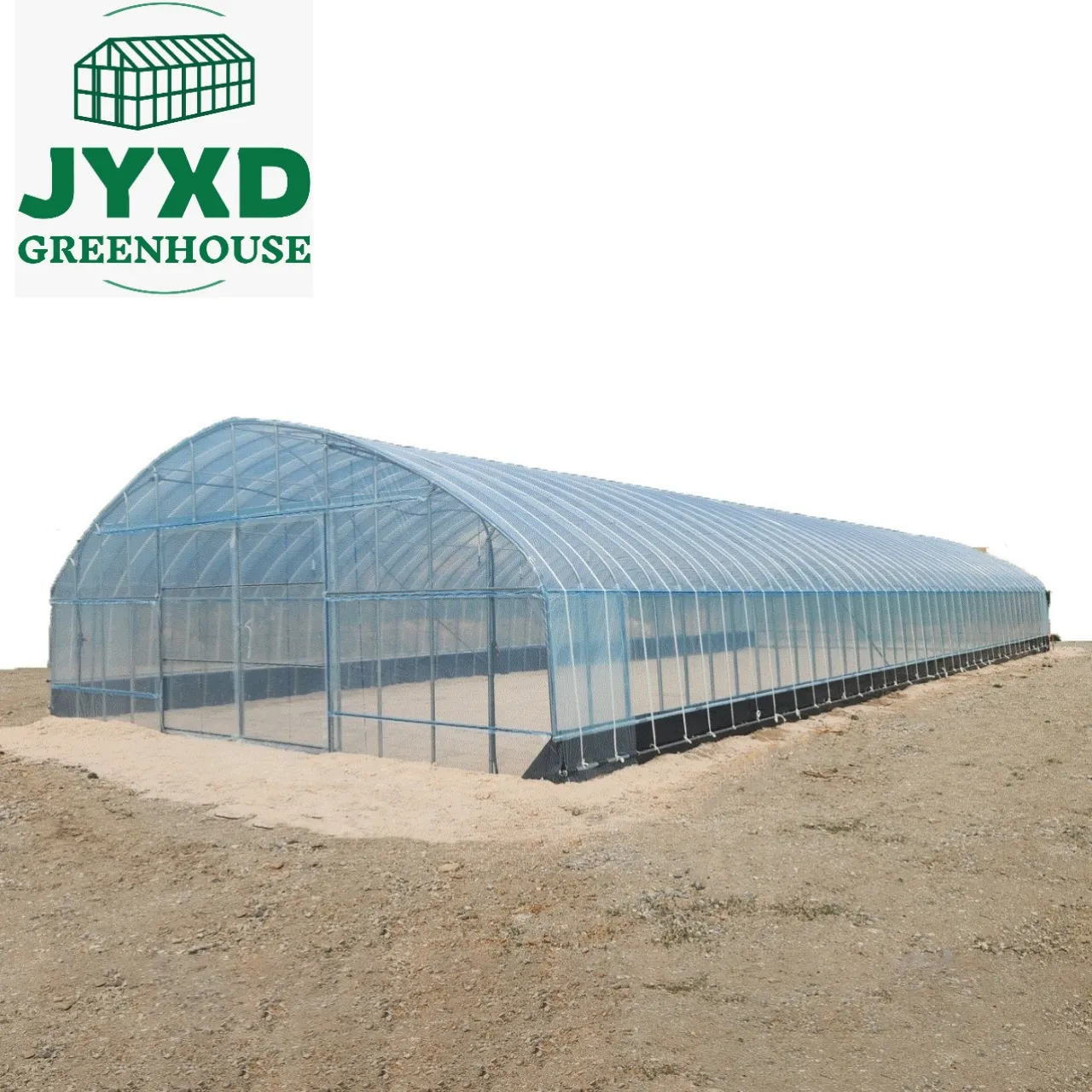 Serre agricole e tunnel della fattoria serra pellicola di plastica coltivazione capannone scheletro di pomodoro serra per la vendita
