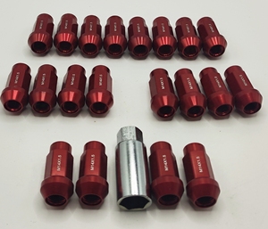 Vente chaude Nouvelle Condition M14x1.5 Forgé Rouge En Alliage D'aluminium Écrous De Roue pour Benz BMW <span class=keywords><strong>Porsche</strong></span> Audi VW Pièces D'écrou De Voiture - Product Image 4