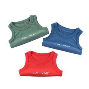 Vendita caldo di Disegno Semplice Boutique di Estate Dei Ragazzi Senza Maniche Vest In Magazzino - Product Image 1
