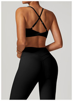 Soutien-gorge de sport sexy en gros, soutien-gorge de yoga personnalisé, débardeur de fitness, soutien-gorge de course à pied avec bretelles réglables, soutien-gorge de sport torsadé, veste de mise en forme pour femmes