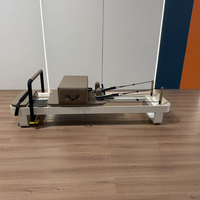 Machine de Pilates Reformer en aluminium réglable avec ressorts allemands, garantie 5 ans, pour usage commercial, domicile, salle de sport, studio, entraînement physique et remodelage corporel