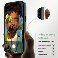 Coque de téléphone mate anti-traces de doigts et anti-rayures, antidérapante, compatible avec iPhone 18 17 16 15 Pro Max