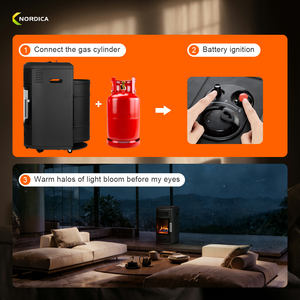 Vente chaude Flamme Rouge Portable <span class=keywords><strong>Chauffage</strong></span> Au <span class=keywords><strong>Gaz</strong></span> FH-508 <span class=keywords><strong>Mobile</strong></span> GPL Nature Cuisinière À <span class=keywords><strong>Gaz</strong></span> 3.4 KW Intérieur Avec Six Vitesses Contrôle De Température - Product Image 4