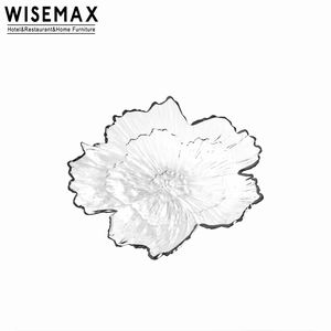 WISEMAX MEUBLES Style Art Français Décoration intérieure Plateau à fruits Assiettes à bijoux Table à manger Mariage Petits bibelots Décoration en verre soufflé - Product Image 6