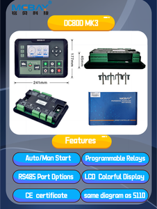Mebay Máy phát điện tự động bắt đầu điều khiển dc82d MK3 với amf để thay thế dse5210/5220 - Product Image 6