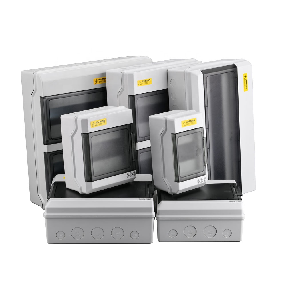 Поверхностного монтажа IP66 дБ коробка mcb распределительный щит Водонепроницаемый 6-way Электрический ящик пластиковый корпус пластиковый дБ коробки