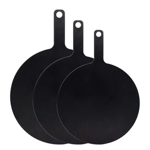 Planche à découper ronde en bois naturel pour usage domestique et restaurant/supermarché vente en gros planche à découper à pizza en bois de pin - Product Image 3