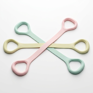Banda de Resistencia en Forma de 8 de Silicona, Directo de Fábrica, para Ejercicios de Yoga, Expansor de Pecho, Entrenamiento de Estiramiento en Casa, Elástico de Tracción - Product Image 4