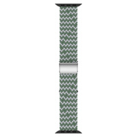 Correa de nailon trenzado con hebilla de metal para Apple Watch Band Series 9 8 7 6 pulsera elástica IWatch 49mm 45mm 44mm 41mm 40mm cinturón