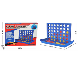 Juego de Mesa Bingo de Plástico Cuatro en Raya, Juguete Educativo para Niños, Venta Caliente - Product Image 1